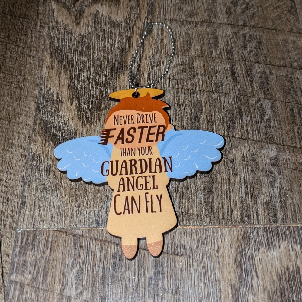 An angel keychain